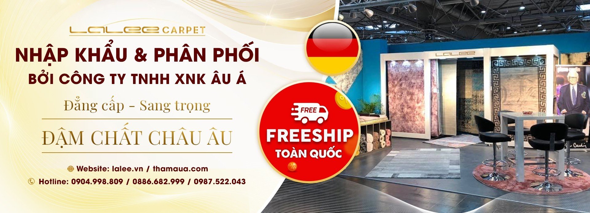 Tuyển nhà phân phối, đại lý, CTV thảm trang trí cao cấp Lalee
